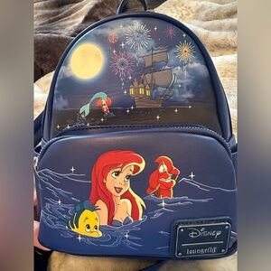 Loungefly the Little mermaid backpack and matching wallet